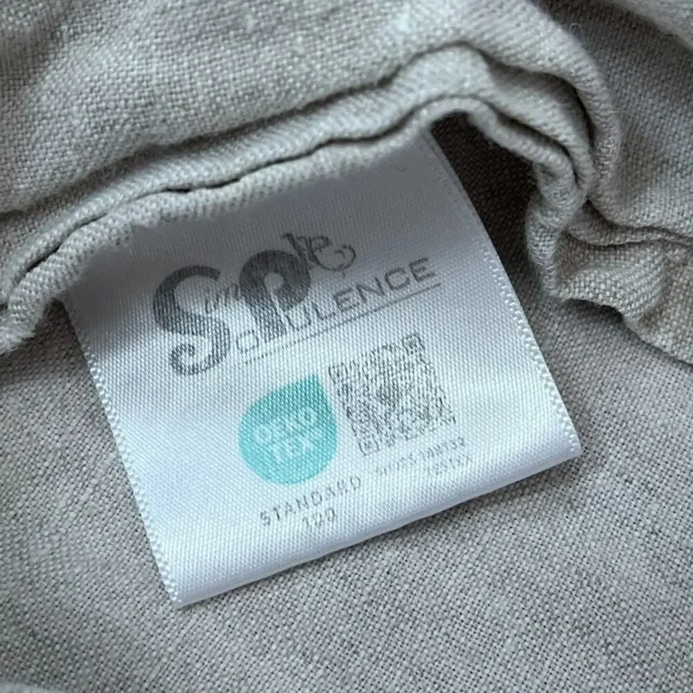 Simple & Opulence 100% Linen Taupe Pillowcases 35